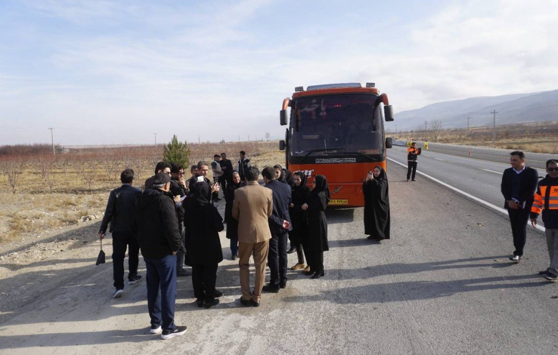گزارش تصویر از تور رسانه ای اداره کل راهداری و حمل و نقل جاده ای خراسان شمالی