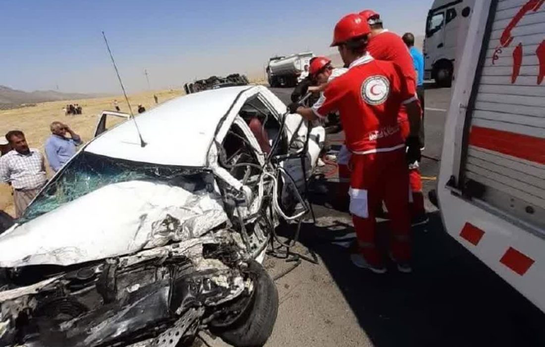 تصادف زنجیره ای در محور بجنورد آشخانه؛ با ۸ نفر مصدوم