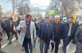 تجلی وحدت و همدلی؛ حضور مدیرعامل و کارکنان آبفای خراسان شمالی در راهپیمایی ۲۲ بهمن